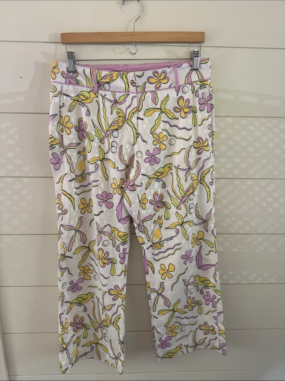 Golfino wide leg cropped pants sz 16